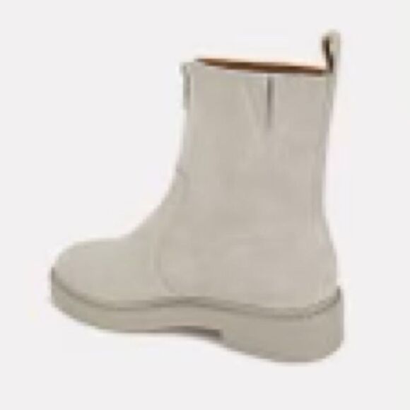 Andre Assous Vernon Water-Resistant Suede Bootie – Light Grey – Size 11 (NWOB) - Picture 8 of 8